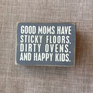 Primitives By Kathy, Wooden Box Sign, Home “Mom” Decor